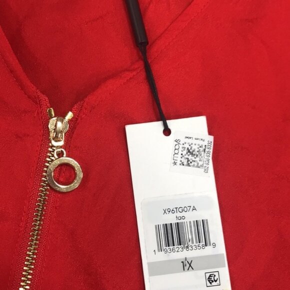 Calvin Klein Plus Size Cap-Sleeve Top - Picture 6 of 6